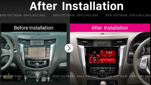 Màn hình DVD Android liền camera 360 Nissan Navara 2021 - nay | Gotech GT360